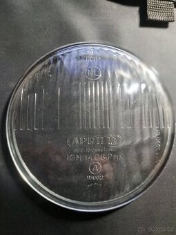 ČZ 175/477 export- original sklo světlometu APRILIA-NOS.