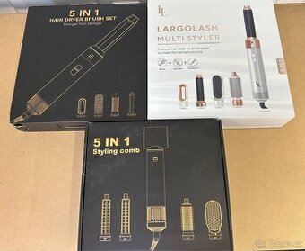 Multifunkční horkovzdušný kartáč 5v1 - různé sady - 1