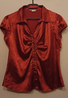 NOVÁ dámská vínová sváteční halenka velikost L