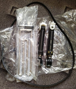 Nové topné těleso, tlumiče,řemen+elektromotor Whirlpool atd.