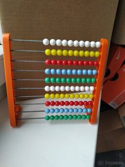 Nové velké dřevěné počítadlo/ ještě štítek