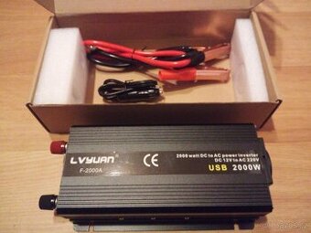 Výkonný měnič napětí 12V / 2000W