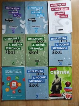 učebnice SŠ, obch. akademie, gymnázia od 50Kč