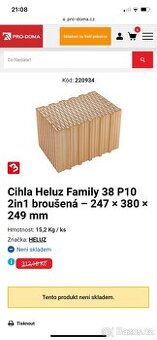 Heluz family 38 P10 2in1