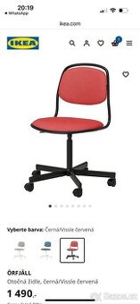 Dětská otočná židle IKEA