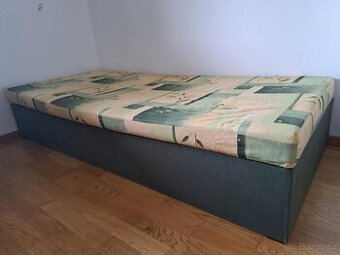 Postel - válenda s úložným prostorem 90x200