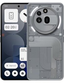Nothing Phone (3a PRO) 12+256GB šedý