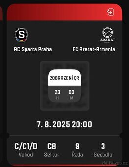 AC Sparta Praha vs Ararat Armenia EKL