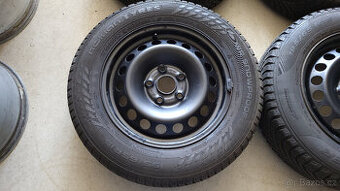 Pěkná zimní kola 15" 5x112 ET47 Octavia 2, Golf, Caddy