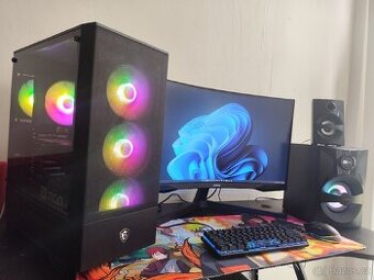 HERNÍ PC MSI TIGO R5 5500 RTX 4060 8GB 32GB RAM ZÁRUKA