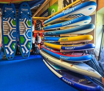 Z DŮVODU STĚHOVÁNÍ PRODÁVÁME PADDLEBOARDY ZA POLOVINU