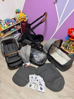 Kočárek NUNA DEMI GROW Oxford – rok používaný, skvělý stav