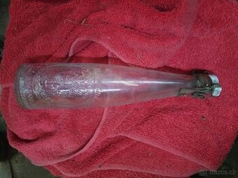 Stará láhev sodovkárna Příbram