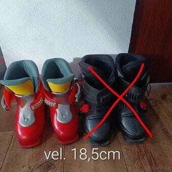 Dětské lyže + lyžařské boty