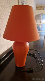 Lampa keramická se stínítkem a led žárovkou