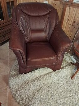 ITALSKÉ KOŽENÉ KŘESLO  BOLOGNA  