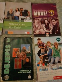 Prodám SŠ učebnice chemie, literatury, dějepisu a němčiny