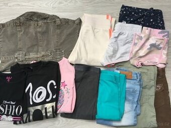 Balík dívčího oblečení vel. 134-152 (2)