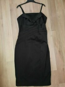 Černé koktejlové šaty zn. Rinascimento - 1