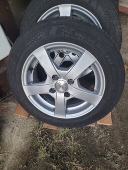Prodám letní pneumatiky 4 KS i s elektrony 165/65 R14 79T