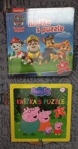 Knížka s puzzle Tlapkova patrola, Peppa pig