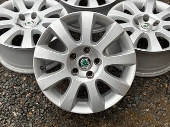 Alu original sada disku Škoda 5x112 7J ET37 R16