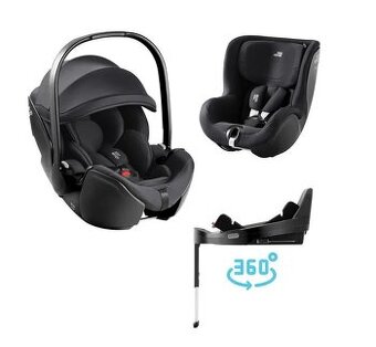 Britax romer set (vajíčko + základna + pokračovací sedačka)