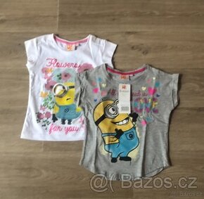2 x dívčí triko Mimoni