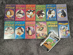 Dětské pohádky VHS videokazety Walt Disney 13 ks