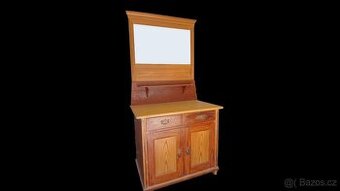 Retro skříňka se zrcadlem – 1. pol. 20. století