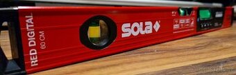 Vodováha se měřením úhlů a sklonu SOLA