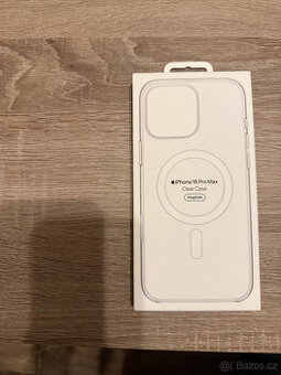 Prodám originální průhledný kryt pro Iphone 16 Pro Max