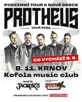Protheus, Krnov, 8.11.2025 - 2 vstupenky