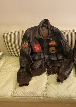 Letecka  bunda-pilotka,zn. Schott, USA, typ G-1, vel. XL