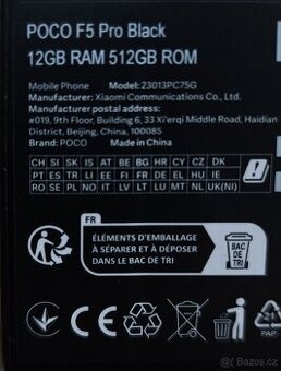 POCO F5 pro 512 GB ROM