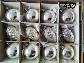 Staré, vánoční ozdoby, špičky, baňky