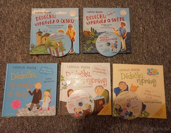 Dědečku vyprávěj - sada 4 knížek vč.CD + 1 kniha zdarma