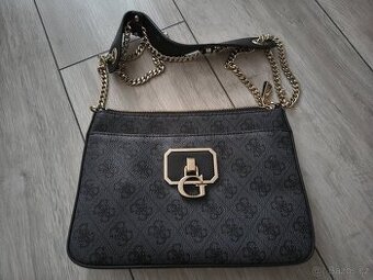 Kabelka Guess - Šedočerná