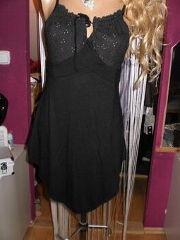 top#cerny# bavlneny#plesovy# spolecensky#L/XL