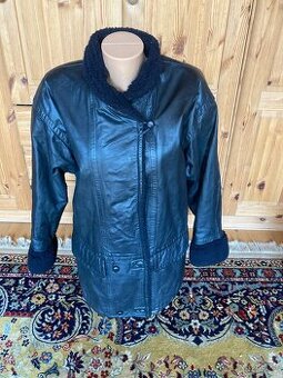 Kožená bunda - kabátek černá