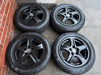 Alu 15" 5x100, škoda SPORT BLACK zimní F3, Rapid TOP