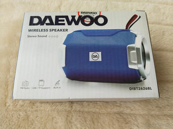 Nový BT stereo reproduktor Daewoo, BT+TF karta+FM+hovory+USB