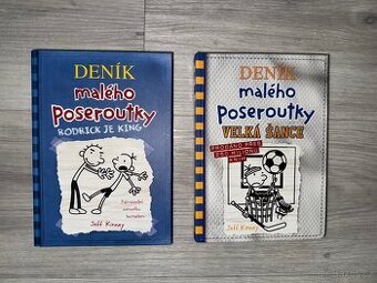 Dvě knihy Deník malého poseroutky, č. 2 - 16