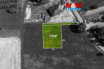 Prodej pozemku k bydlení, 1170 m², Štipoklasy