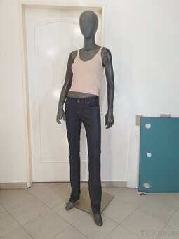 Rokker Diva Black Jeans Kevlarové moto džíny Vel. W27/L34