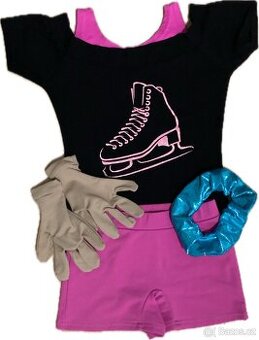 Dívčí krasobruslařský set  Icedream ,vel116-121cm/6let, vel