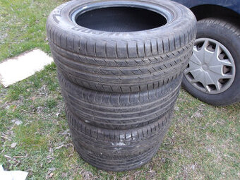 4x letní pneu 225/55 r16 (2x 7 a 2x 5 mm)