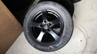 Original černá letní ALU kola 15" 5x112 Octavia 3, Golf 7