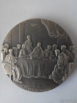 Poslední večeře- 2oz, číslovaná , provedení antique