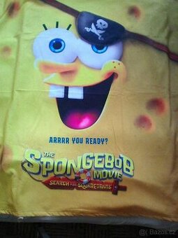 Dětská  osuška, 140 x 140 cm, zn.  Spongebob, nová